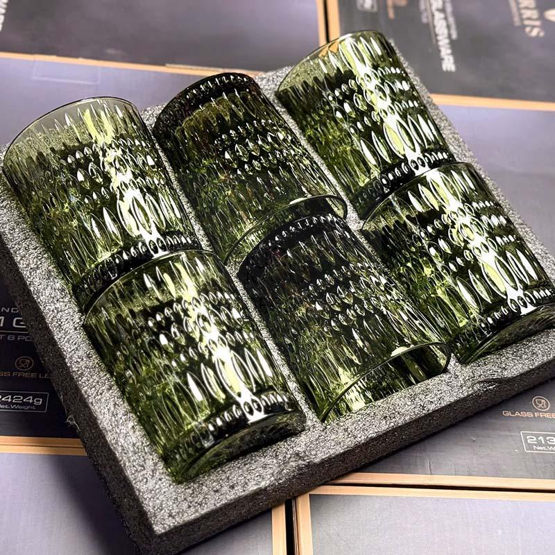 set-6-coc-thuy-tinh-pha-le-mau-irris-beaded-charm-320ml (2) Set 6 cốc thủy tinh pha lê màu Irris Beaded Charm 320ml