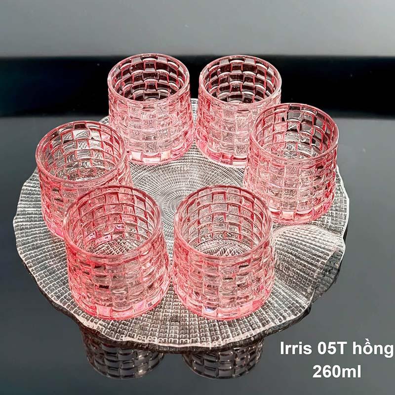 set-6-coc-thuy-tinh-pha-le-mau-irris-bossa-jar-de-rong (19) Set 6 cốc thủy tinh pha lê màu Irris Bossa Jar đế rộng