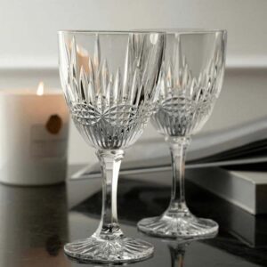 Set 6 ly pha lê Bohemia Vibes 380ml