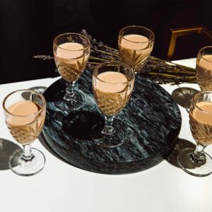 Set 6 ly pha lê Killarney Crystal 105ml