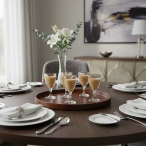 Set 6 ly pha lê Killarney Crystal 105ml