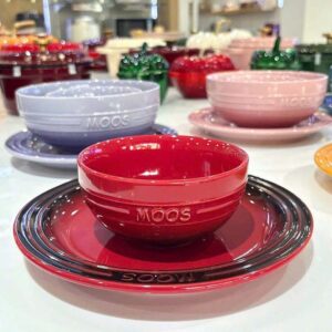 Set sứ cầu vồng Moos: 6 bát cơm, 6 bát phở, 6 đĩa phẳng
