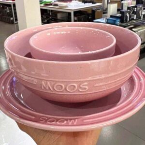 Set sứ cầu vồng Moos: 6 bát cơm, 6 bát phở, 6 đĩa phẳng